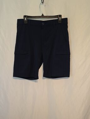 Birdie Bound Men's Navy Blue Performance Golf Shorts - Size 32.